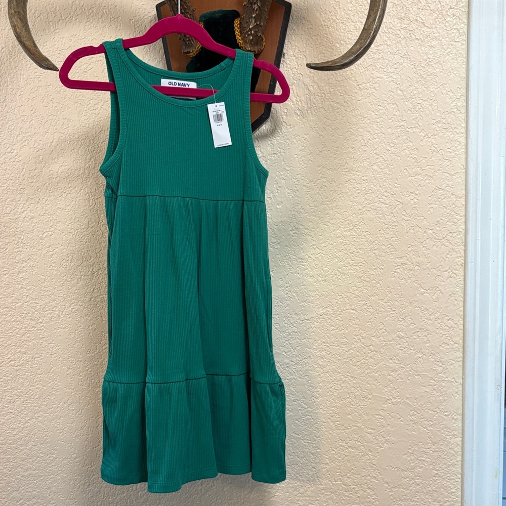 Old Navy Teal Sleeveless Kids Dress